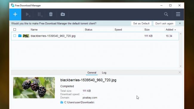 مدیریت دانلود  download manager